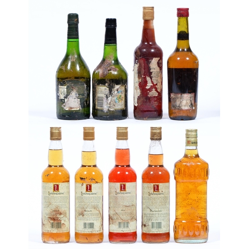 432 - Dessert Wine, Mead and Sherry, to include Muscat des Papes, one bottle, Vintage Calvados Duc D'Artho... 