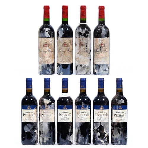 435 - Domaine Pichard 2015 Madiran, six bottles, Chateau Musar 2007, four bottles, CB, levels good (10)... 