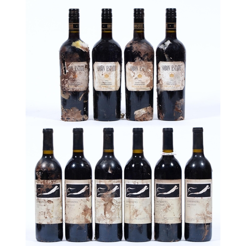 445 - Frogs Leap Zinfandel Napa Valley, 2018, six bottles and Sobon Estate Rocky Top Zinfandel, 2014, four... 