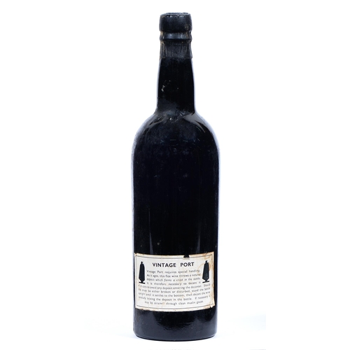 467 - Sandeman Vintage Port, 1960, one bottle, branded foil capsule, label fair, level bottom neck... 