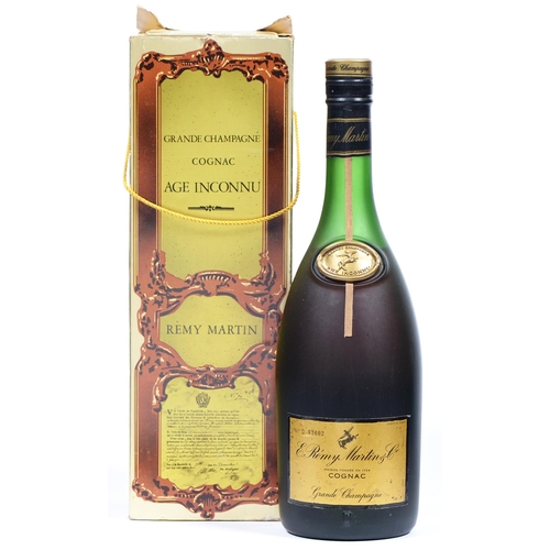 469 - Remy Martin Age Inconnu Grande Champagne Cognac, No D53602, one bottle, original card box, label goo... 