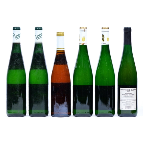 474 - Maximin Grunhauser Abtsberg Kabinett 2001, two bottles, Von Hovel Obermmeler Hutte Riesling Kabinett... 