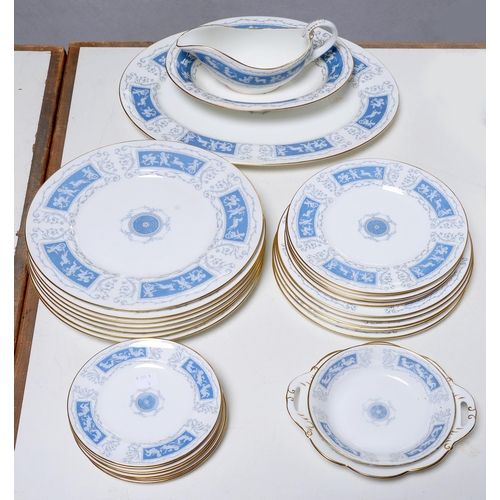 606 - A Coalport bone china Revelry pattern dinner service, printed mark