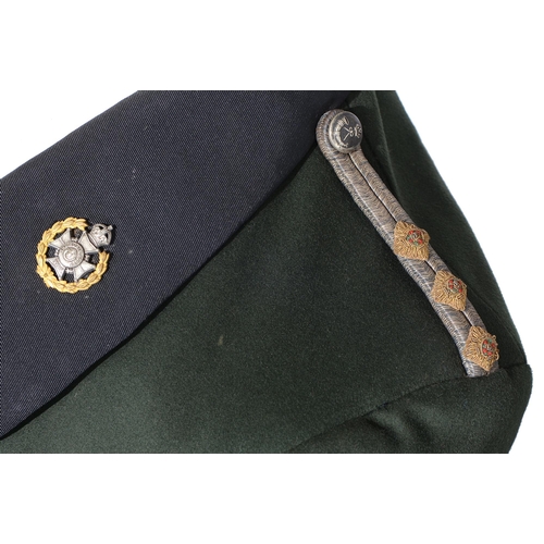 770 - Militaria. Uniform, Robin Hood Rifles Captain's mess dress jackets, two, one by Hawkes & Co ltd ... 