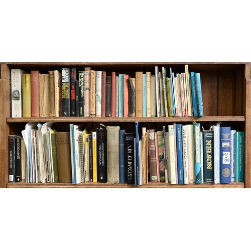 826 - Books - 6 shelves, including John Whitehurst, The Derbyshire Country House, Pevsners, further archit... 