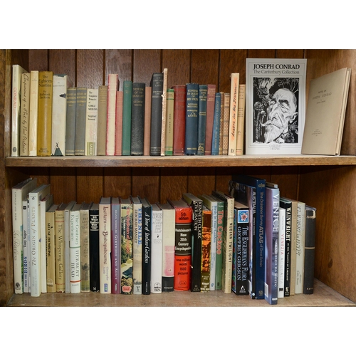 833 - Books - 12 shelves of early 20th century and later literature, including Joseph Conrad first edition... 