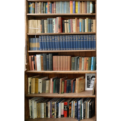 833 - Books - 12 shelves of early 20th century and later literature, including Joseph Conrad first edition... 