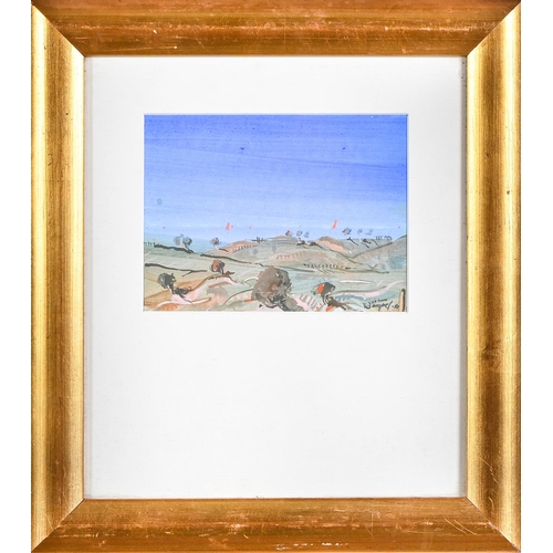 947 - William Harland Zimpel, 20th c - Byron Bay, signed and dated '91, signed again and inscribed with th... 