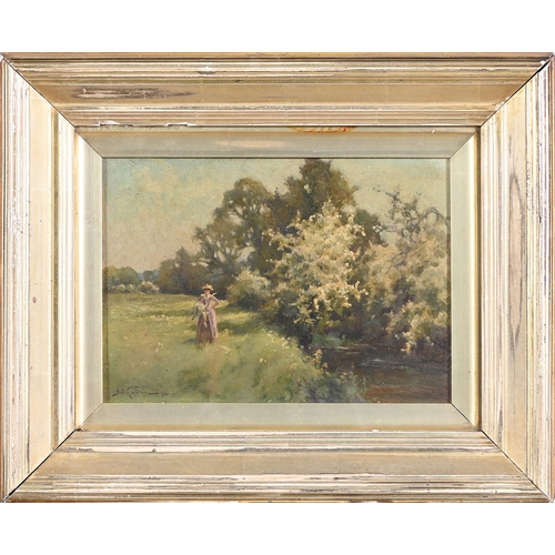 948 - Sidney Valentine Gardner (1869-1957) - Summer Blossoms, signed, signed again, dated 1896 and inscrib... 