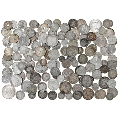 178 - World Silver Coins, mostly high grade silver (1kg)