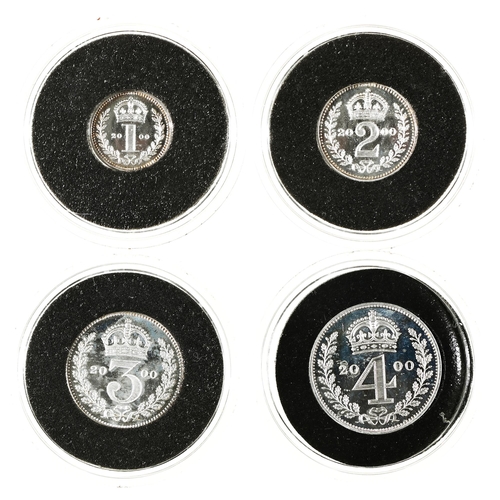 436 - Queen Elizabeth II, Maundy set, 2000, encapsulated BU (4)