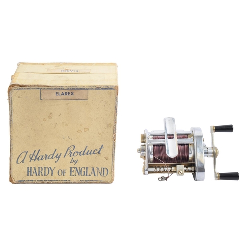 175 - Angling. Hardy Bros England the Elarex multiplying bait casting / spinning reel, in original cardboa... 