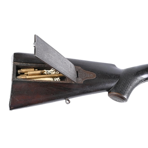 1030 - A .450 bore single shot sporting rifle, Westley Richards patent, RIFLE FOR No 2 CASE / HENRY'S PATEN... 