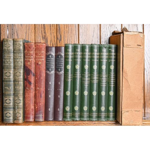 1080 - Books. Watson's Gardener's Assistant, six-volume set, Gresham Publishing Company, early 20th century... 