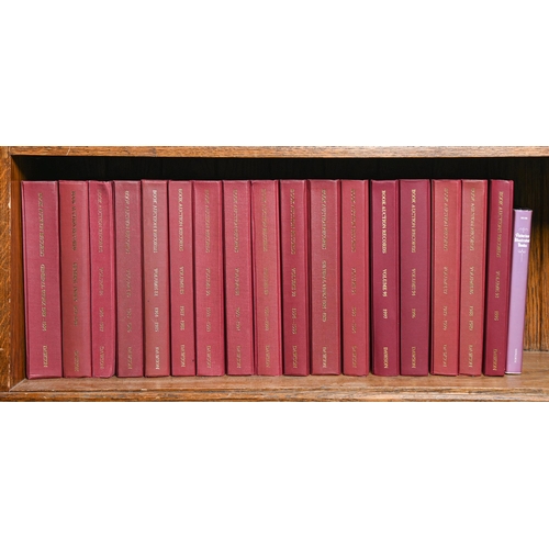 1083 - Book Auction Records, volumes 82-95, 1984-1997, plus 3 indexes.