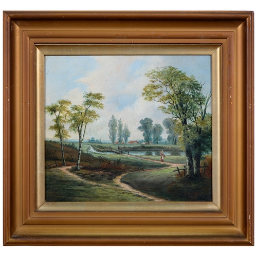 1141 - D Waller, (Fl. late 19th / early 20th ) - The Four Seasons, a set, all signed and dated 1913, oil on... 