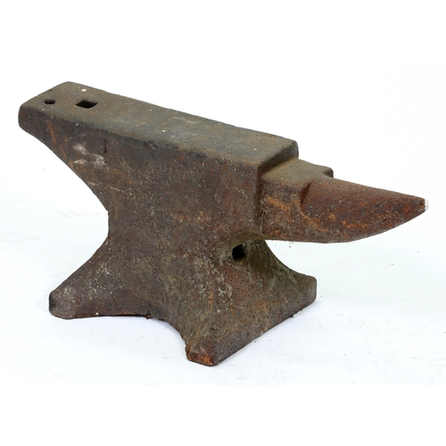 1213 - An anvil, 48cm l