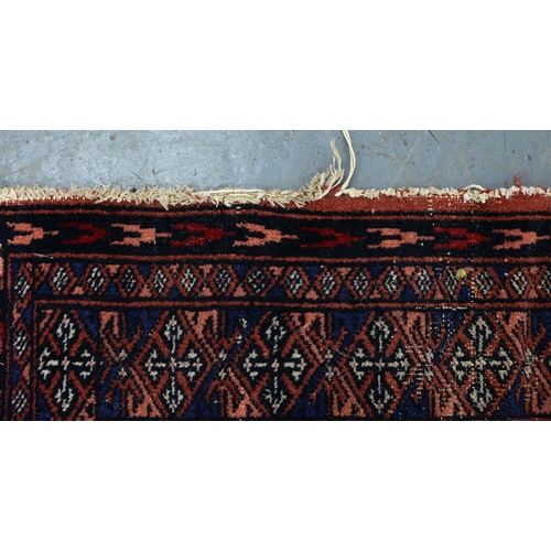 1226 - Four rugs and mats, Turkey rug 128 x 210cm