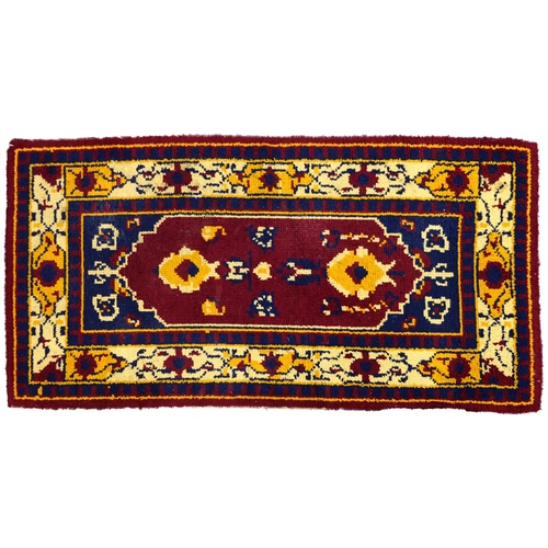 1226 - Four rugs and mats, Turkey rug 128 x 210cm