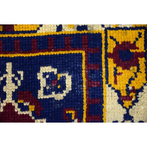 1226 - Four rugs and mats, Turkey rug 128 x 210cm