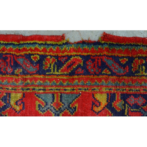 1226 - Four rugs and mats, Turkey rug 128 x 210cm