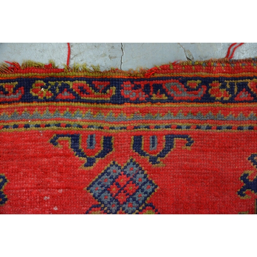 1226 - Four rugs and mats, Turkey rug 128 x 210cm