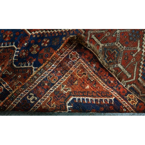 1244 - Two antique rugs, 110 x 212cm and 124 x 162cm