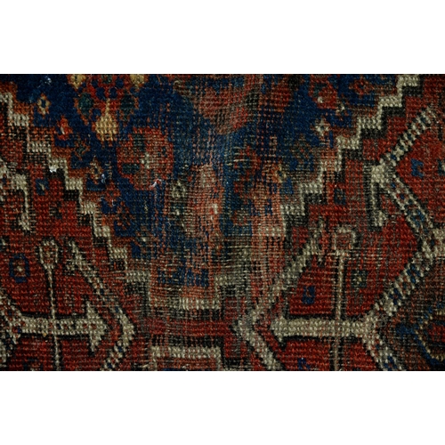 1244 - Two antique rugs, 110 x 212cm and 124 x 162cm