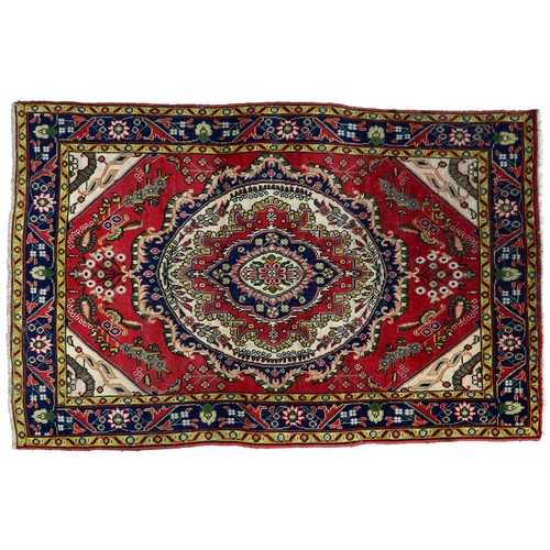 1250 - Three antique rugs, 140 x 190cm, 100 x 150cm and 128 x 200cm