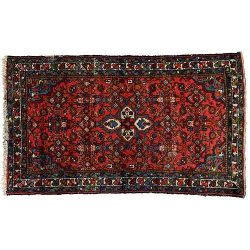 1250 - Three antique rugs, 140 x 190cm, 100 x 150cm and 128 x 200cm