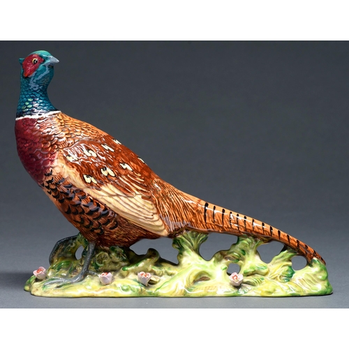 603 - A Beswick pheasant, 19cm h, impressed title and 1225, printed mark