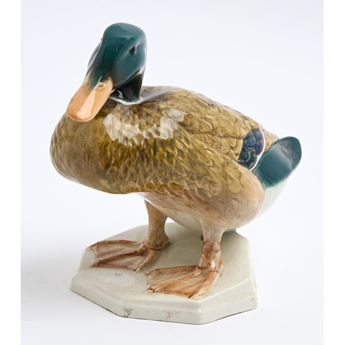 199 - A Beswick pottery model of a mallard duck, 17cm h, impressed and printed marks, shape No 817The coll... 