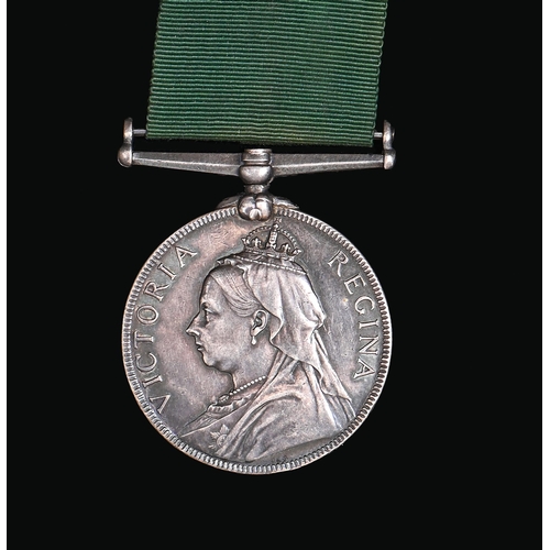 622 - Volunteer Long Service Medal, Victoria 1st Type 5472 Sgt R H Turton 1st Nottingham V.R.C.... 