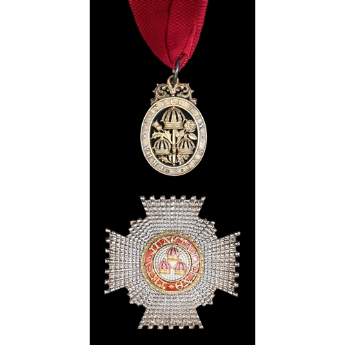 636 - The Most Honourable Order of the Bath Knight Commanders Star and Neck Badge, Civil Division, of Sir ... 