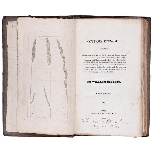 772 - Cobbett (William), Cottage Economy [...], ?third edition, London: Printed for J.M. Cobbett, 1823, fr... 