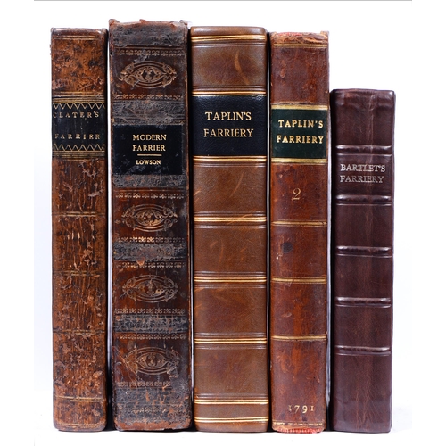 793 - Farriery. Taplin (William), Farriery, tenth edition, London: G.G.J. and J. Robinson, n.d. [c. 1780],... 