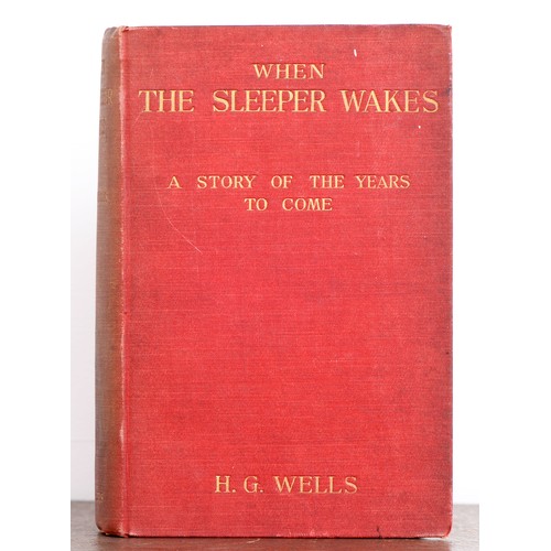 1111 - Wells (H.G.), When the Sleeper Wakes, with Illustrations, first edition, London: Harper & Brothe... 