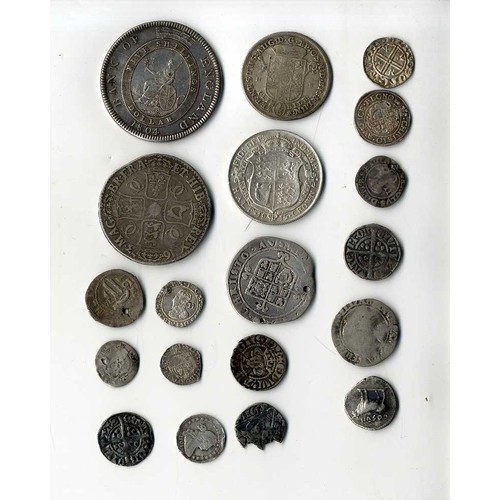 592 - Coins, Great Britain, Hammered silver, Edward the Confessor, 1d, four pyramid type, Stafford, Godwin... 