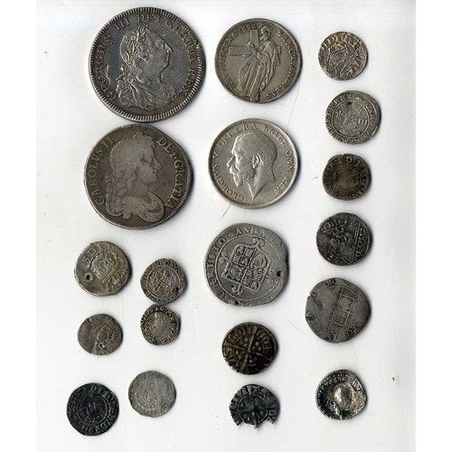 592 - Coins, Great Britain, Hammered silver, Edward the Confessor, 1d, four pyramid type, Stafford, Godwin... 