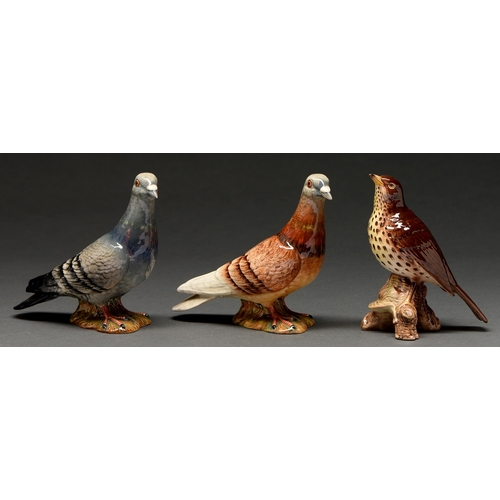 583 - Three Beswick models of birds, various subjects, 14.5cm h, moulded marks