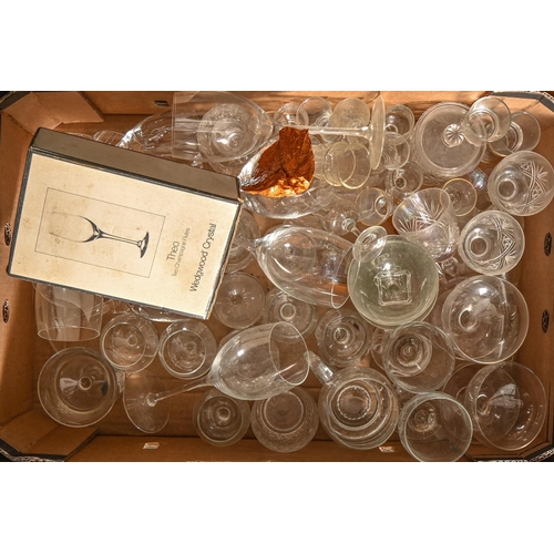 1160 - Miscellaneous cut and other glassware, including decanters, etc