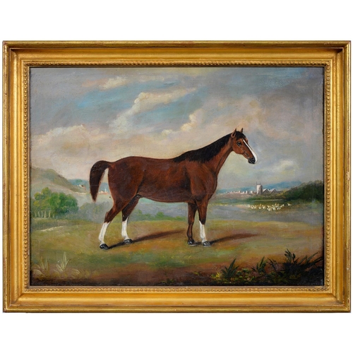 733 - Underwood, British Journeyman Artist, mid-19th c - Portrait of a Horse, 