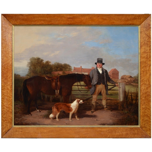 739 - William Malbon (1805 - 1877) - Portrait of Samuel Clower, his Pony 