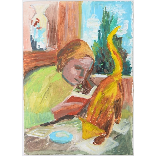 765 - British School, second half 20th c - Landscapes, Head Studies and other subjects, mostly pastel or o... 