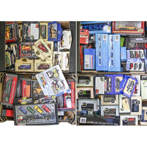 1012 - A quantity of Corgi, Lledo and other model cars and trucks, all boxed