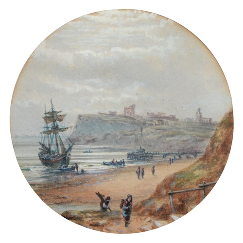 1109 - English School, 19th century - Scarborough, Yarmouth, Tynemouth; Sunset near Whitby, a set of four, ... 