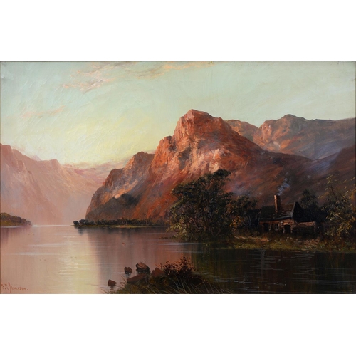 1113 - Francis E Jamieson (1895-1950) - Loch Katrine, signed, oil on canvas, 49 x 74.5cm