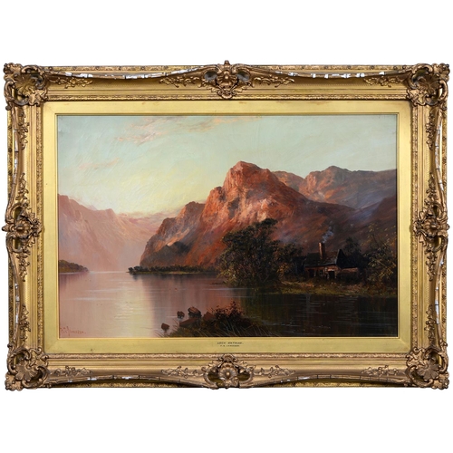 1113 - Francis E Jamieson (1895-1950) - Loch Katrine, signed, oil on canvas, 49 x 74.5cm