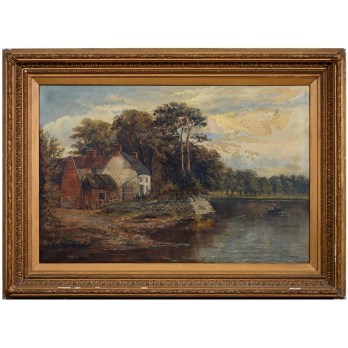 1115 - William Knight (Fl. late 19th c) - Henry Kirke White's Cottage Wilford, signed and inscribed, signed... 