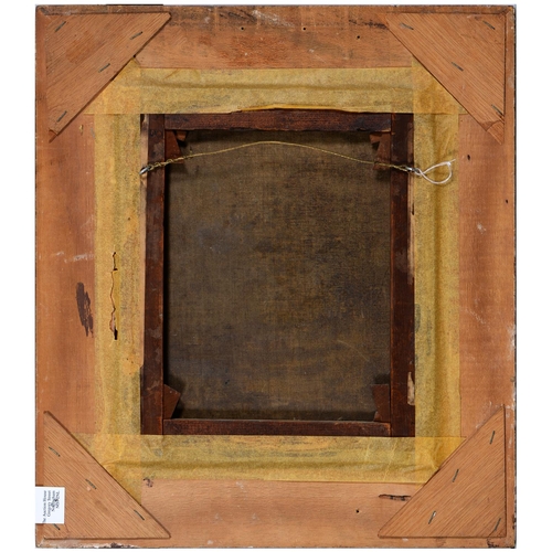 1120 - William Lara (Fl. 19th c) - Harvest Time, signed, oil on canvas, 29 x 24cm